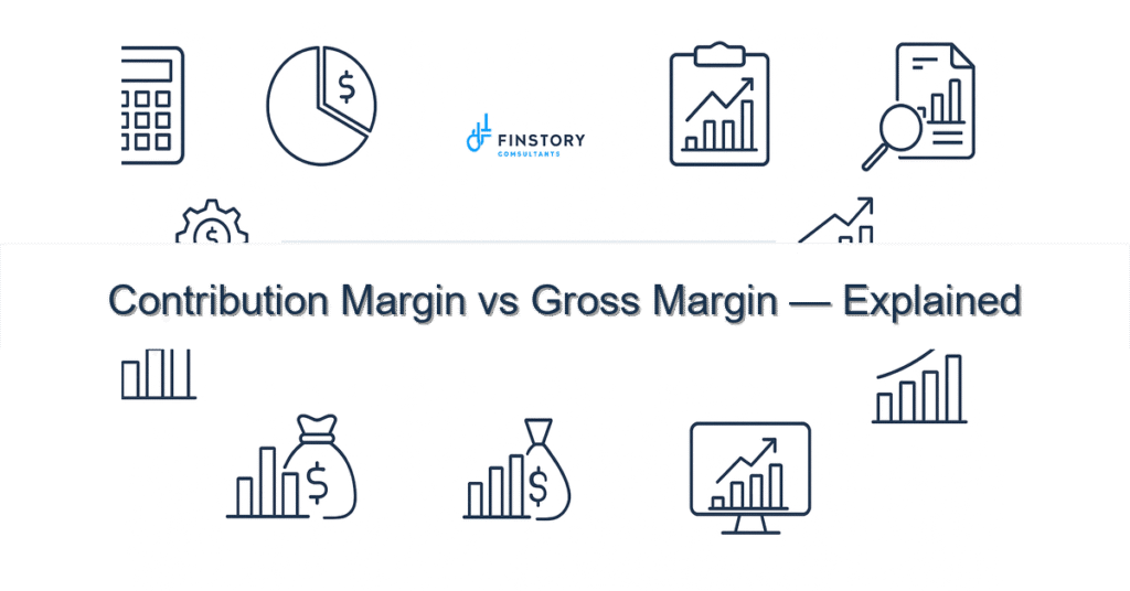 feature from base contribution margin vs gross margin explained